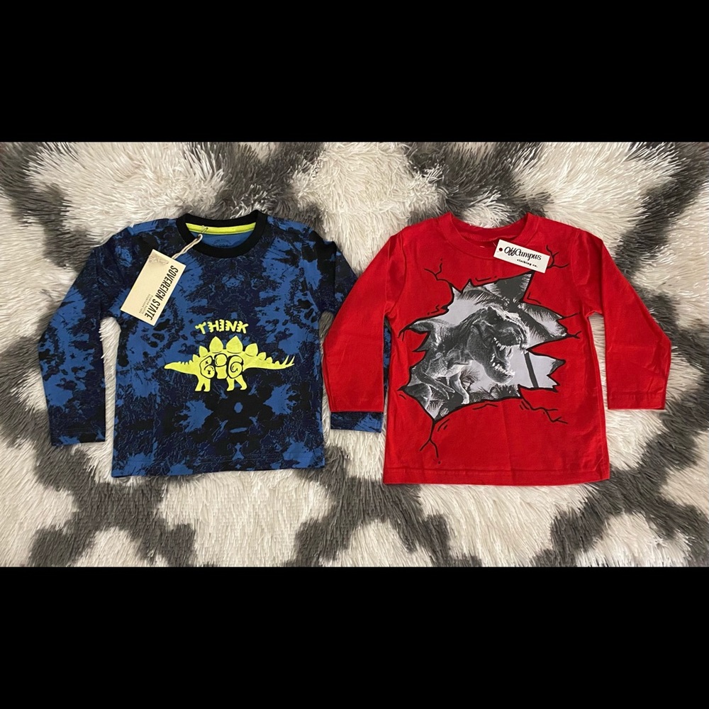 Boys Dinosaur Long Sleeve Shirt
